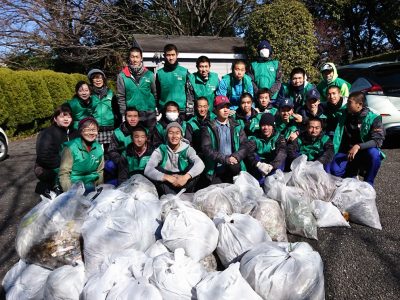 平成31年2月1日　鶴見大学付属高等学校野球部クリーンアップ参加